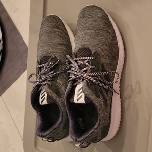 Adidas mens size 12, grey and black